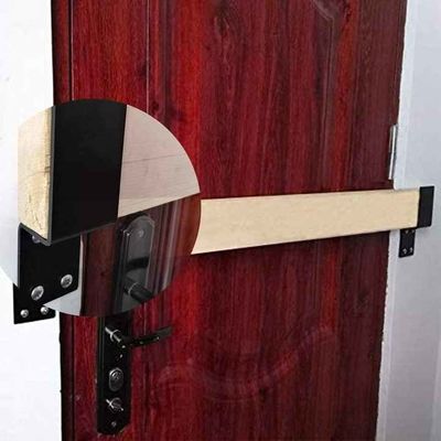 OEM Custom Black Powder Coated Stamping Metal U Shape Door Barricade Brackets (Επεξεργασμένο μαύρο σκόνη επικαλυμμένο με σφραγίδα)