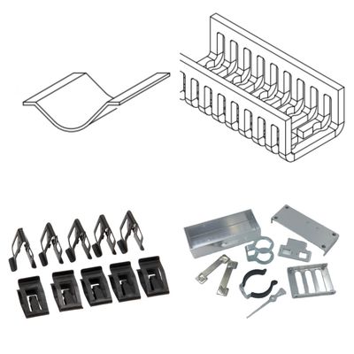 Προσαρμοσμένη ακριβής μέταλλο CNC Laser Cutting & Stamping Ένεση Σχηματισμού Κρακέτες Κραμπες Κλιπς Ζωγραφική Τελική Ταινία Χάλυβα Προσαρμοσμένα