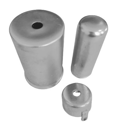 OEM Custom Powder Coating Black Deep Drawn Metal Stamping Parts (Ατομικά εξαρτήματα με βαθειά τραβηγμένα μεταλλικά τυπωτικά)